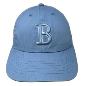 Bay State Apparel Baseball Cap Blue One Size Slideback Boston Letter B Hat